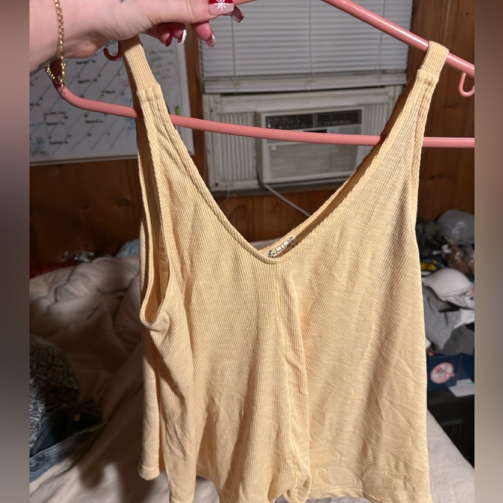 Free people yellow tank